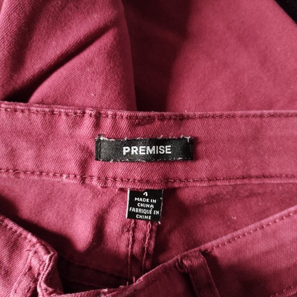 Premise Raspberry Coloured Skinny Jeans - Picture 6 of 8
